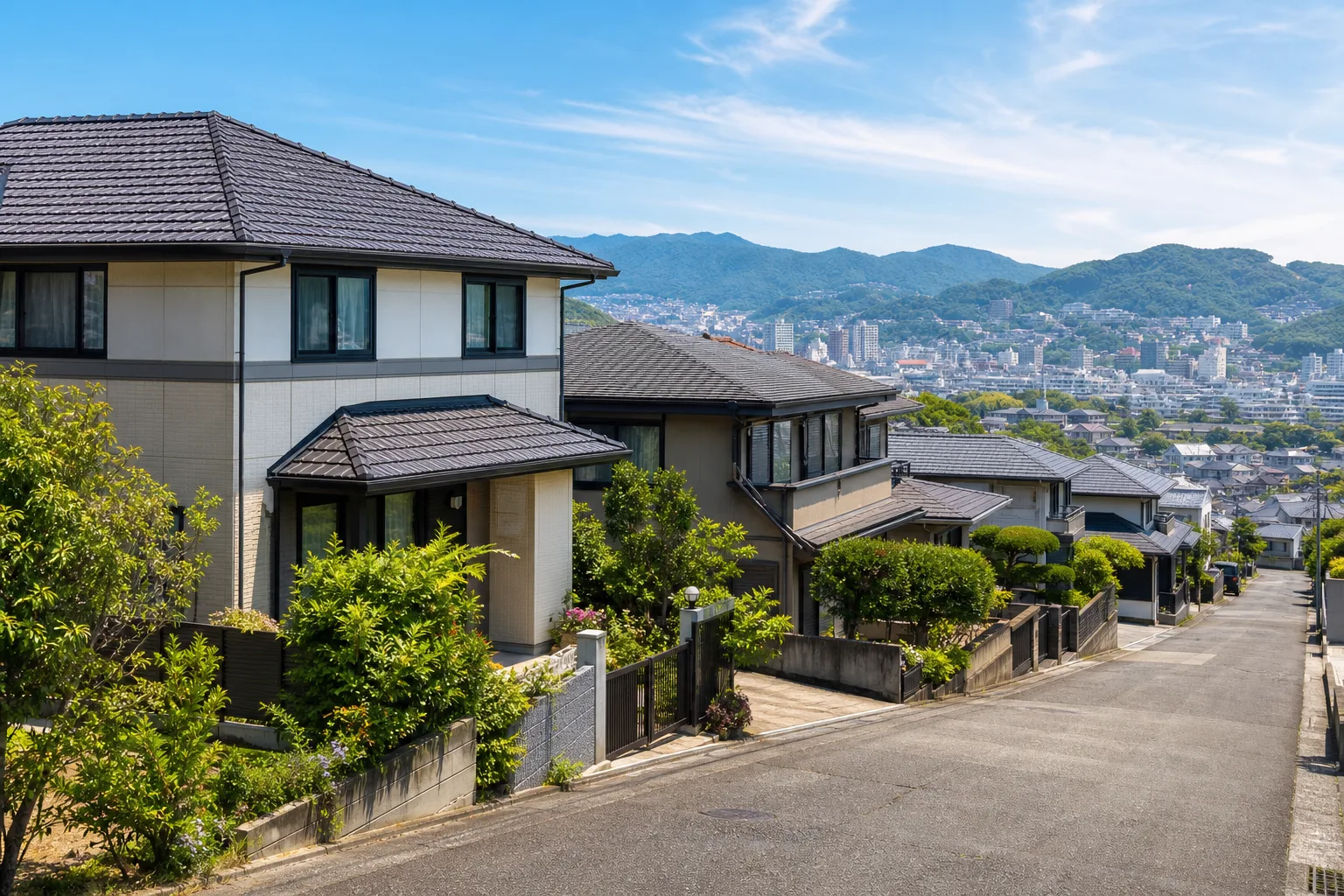都城市の住宅街